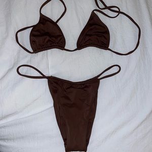 DISRUPTIVE YOUTH BROWN BIKINI 🤎